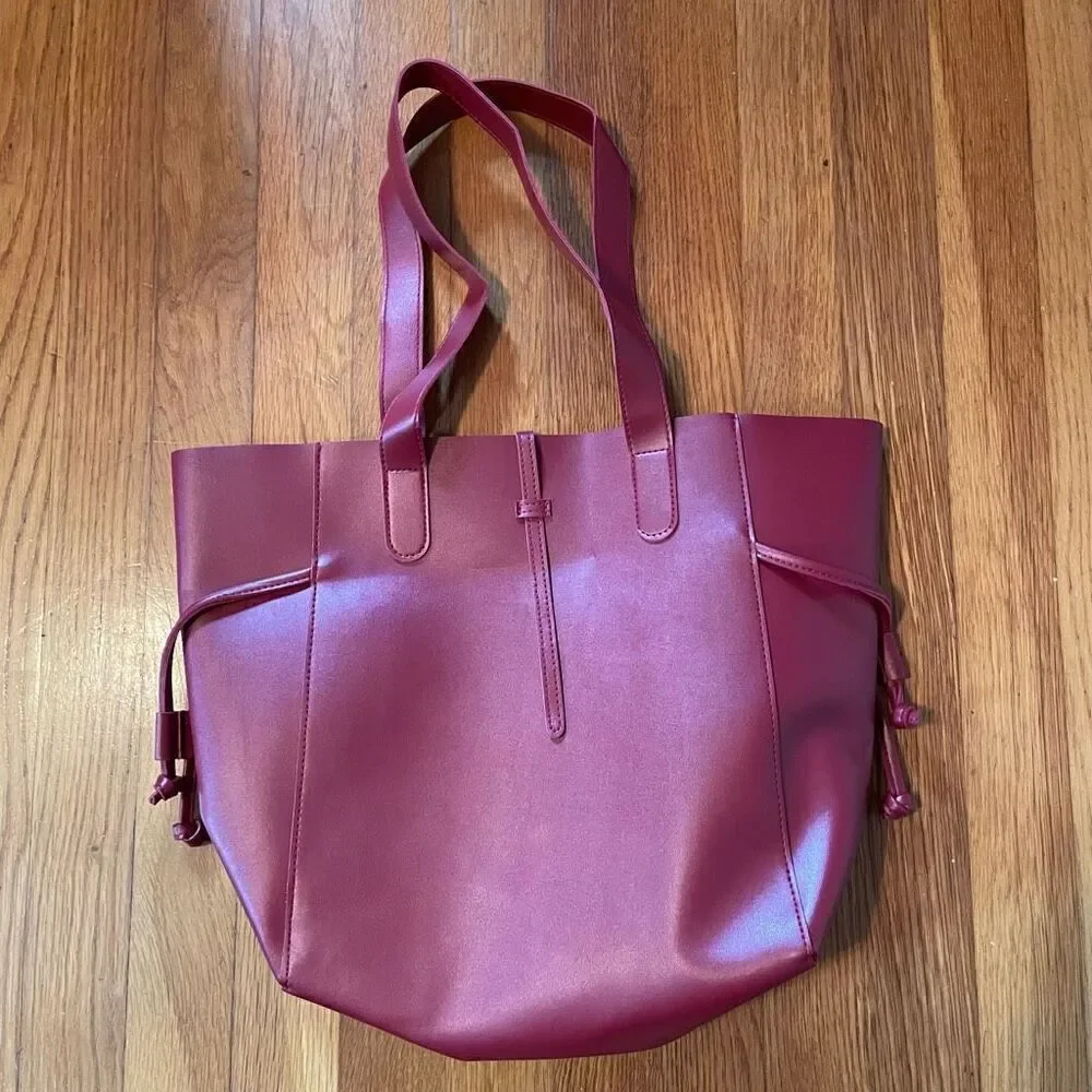 NO BRAND | burgundy laptop/tote bag NEW